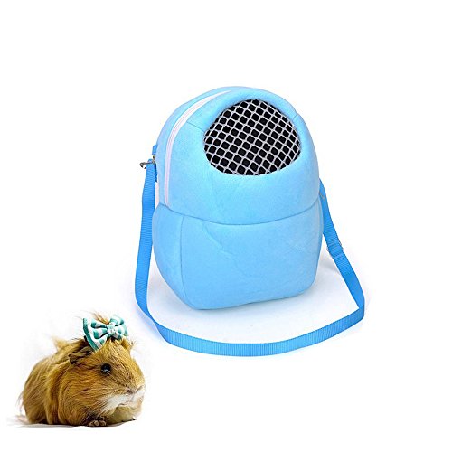 Pequeñas bolsas de transporte de animales para mascotas, bolsa de viaje portátil transpirable, bolsa de mano para hámster/erizo/conejo/azúcar glider/ardilla/cobaya.