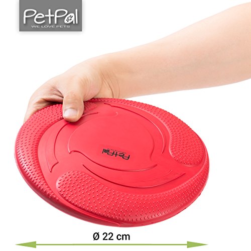 PetPäl Frisbee de Caucho Natural para Perros