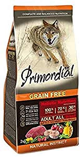 Pienso Primordial Holistic Grain-Free Adult Bufallo & Mackerel 12Kg