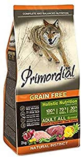 Pienso Primordial Holistic Grain-Free Dog Adult Deer & Turkey 12Kg