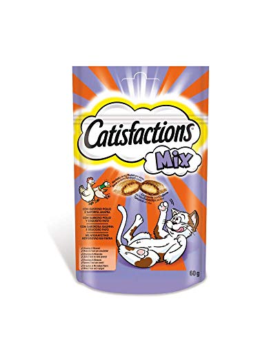 Premios para gatos sabor Mixto de pollo y pato 60g (Pack de 6)