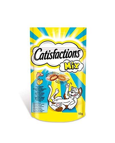 Premios para gatos sabor Mixto de queso y salmón 60g (Pack de 6)