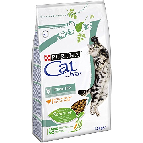 Purina Cat Chow Esterilizado Gato Adulto Pollo 6 x 1,5 Kg