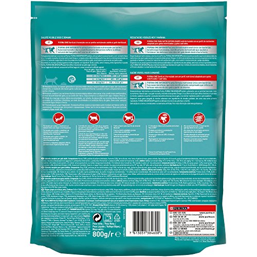 PURINA ONE Bifensis Pienso para Gatos Esterilizados Buey y Trigo 8 x 800 g