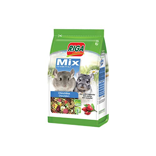 Riga Mix - Mezcla para Chinchillas (650 g), Color Rojo