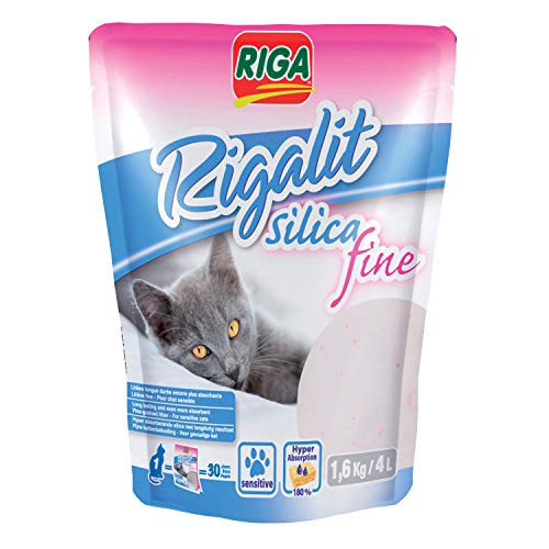 Riga Rigalit Fine Litière Silice pour Chat