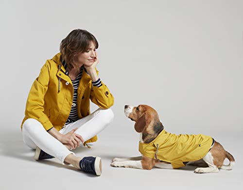 Rosewood Joules - Abrigo Impermeable para Perro, Extragrande, Color Amarillo Mostaza, 0,4 kg