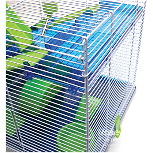 Rosewood Pico Hamster Cage, Extra Large, Silver