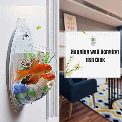 RR-YRF Montado en la Pared del Tanque de Pescados, de acrílico del Acuario, Acuario florero, decoración casera, Transparente del Tanque de Peces, 23.5 * 105cm