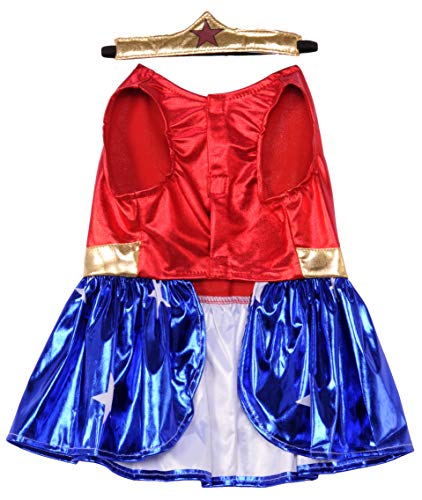 Rubies Disfraz Oficial de Wonder Woman para Perro, Talla Grande