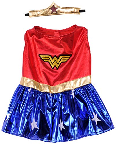 Rubies Disfraz Oficial de Wonder Woman para Perro, Talla Grande