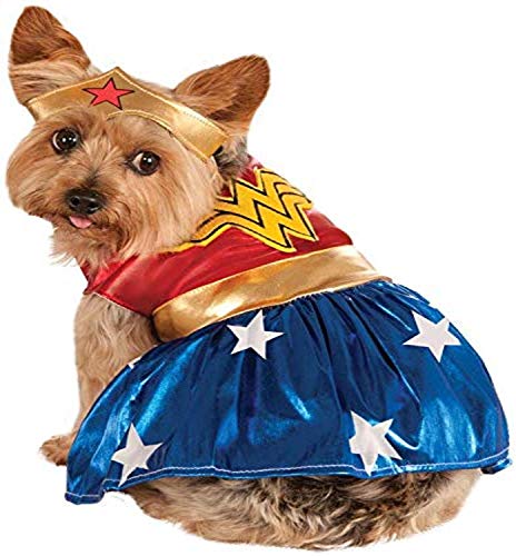 Rubies Disfraz Oficial de Wonder Woman para Perro, Talla Grande