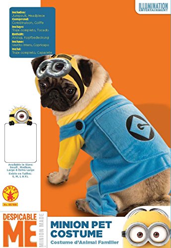 Rubies Traje Oficial de Minion para Perro