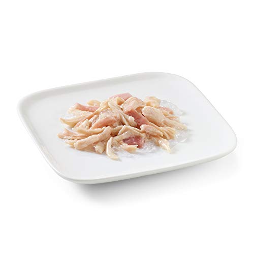 Schesir, Comida húmeda para Perros Adultos, Sabor Pollo con jamón en gelatina Blanda - Total 2,7 kg (18 latas x 150 gr)