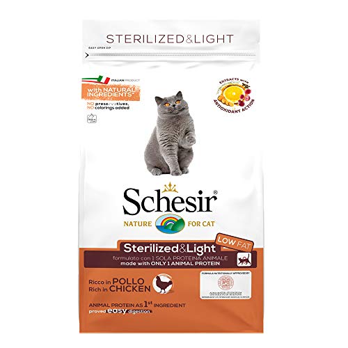 Schesir pienso Gato 400 gr sterelizado Pollo