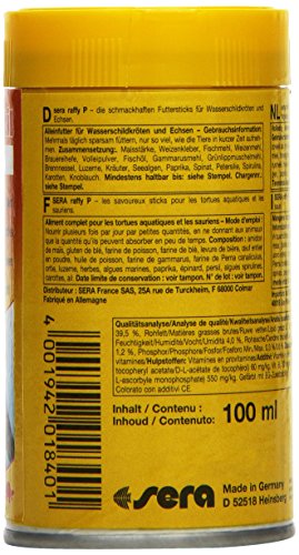 Sera - Alimento para Tortugas Acuáticas SERA Raffy P - 2253 - 100 ml.