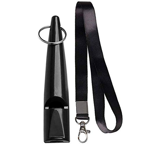 Silbato Ahuyenta Perros Silbatos para Perros Silbatos de Perro para Dejar de ladrar Silbato de Perro silencioso para Dejar de ladrar Black,2pcs