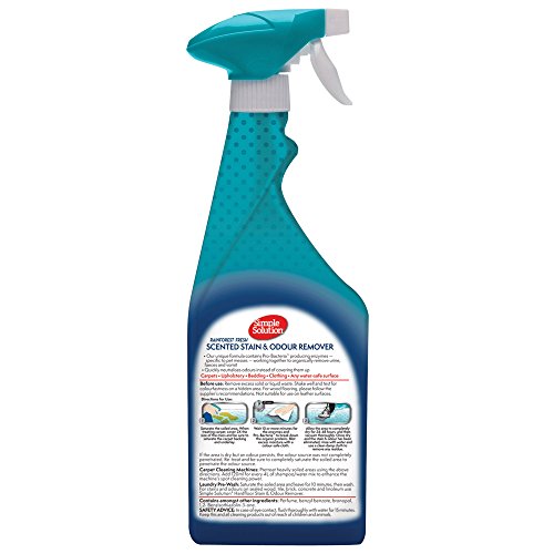 Simple Solution quitamanchas y olores para perros, Rainforest Fresh, 750ml