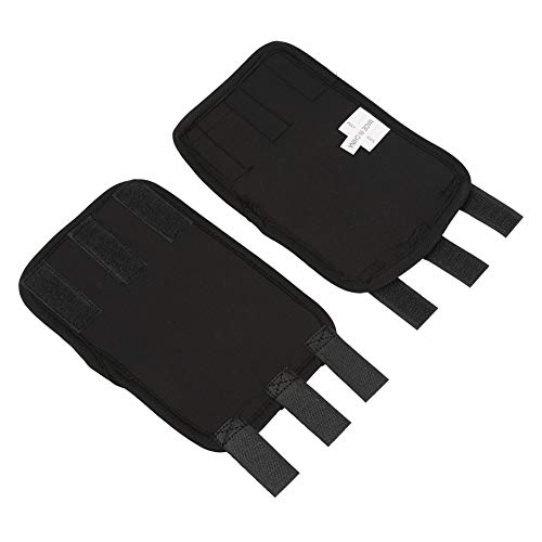 Smandy Almohadillas para la Rodilla del Perro, 1 par de Patas Delanteras del Perro Brace Rodillas Mascota Lesión quirúrgica Vendaje Wrap Heal Protector de heridas(Negro, m)