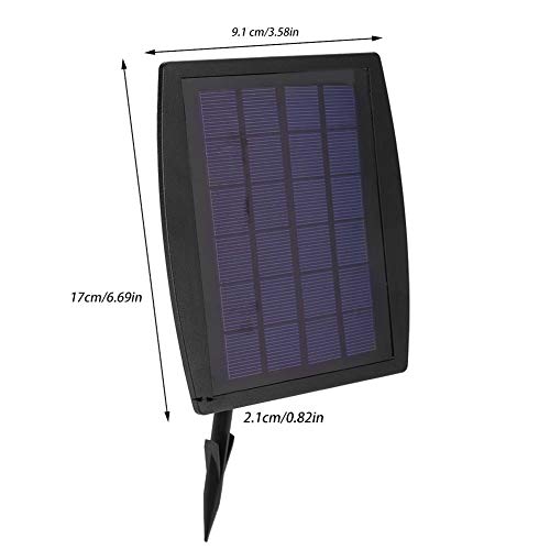 SOULONG Oxigenador solar de oxígeno, aireador de oxígeno con bomba de aire de piedra de aire para piscina, estanque, acuario, tanque de peces, 9,1 x 17 x 2,1 cm