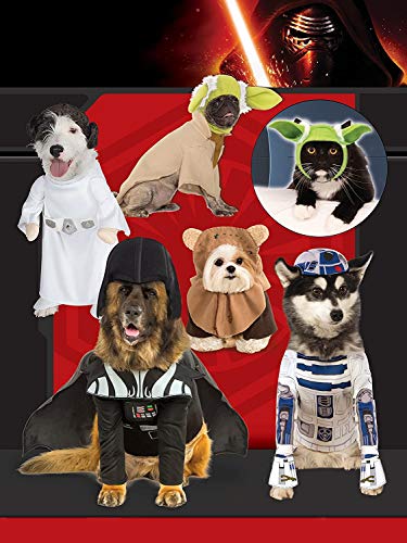 Star Wars - Disfraz de R2-D2 para mascota, Talla L perro (Rubie's 888249-L)