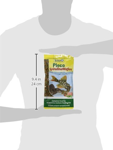 Tetra Pleco Espirulina Obleas para Todos los Peces herbívoros, 150 g