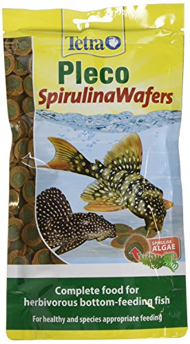 Tetra Pleco Espirulina Obleas para Todos los Peces herbívoros, 150 g