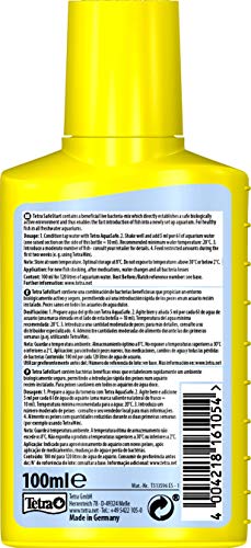 Tetra SafeStart 100 ml - Permite introducir peces en el agua inmediatamente después de montar un nuevo acuario