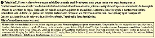 TetraMin XL Flakes Alimento para peces en forma de escamas, para peces sanos y aguas claras, 1 L