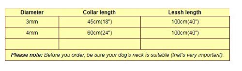 TIGOSM P Collar De Cadena De Estrangulador con Cuerda De Nylon Y Correa Set Rainbow Color