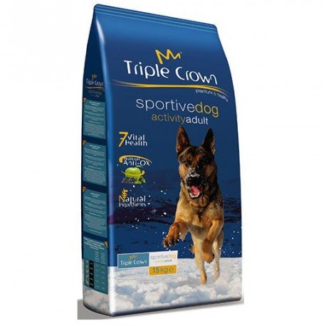 TRIPLE CROWN Pienso para Perros Adultos con Alta Actividad Sportive Dog 15Kg