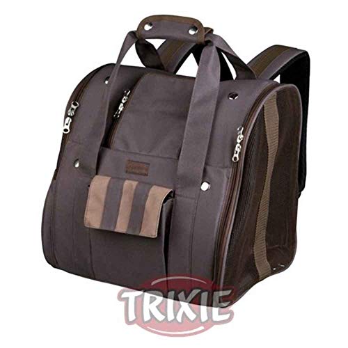 Trixie Nelly mochila, 34 x 32 x 29 cm, color gris/Beige