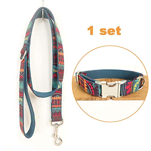 TVMALL Collar de Perro Ajustable para el Aire Libre, para Mascota, Correa, Cuerda, Collar Estilo Bohemio, para Perros medianos y pequeños