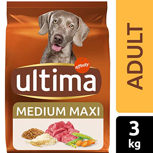 Ultima Pienso para Perros Medium Maxi Adultos con Buey - 3000 gr