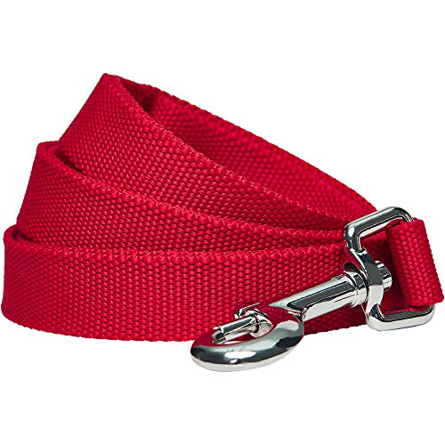 UMI. Essential Classic - Correa Resistente para Perros S, 150 x 1,5 cm, Correas básicas para Perros (Rojo)