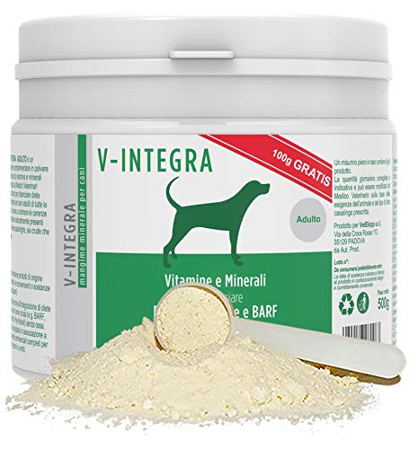 V-Integra Perro Adulto – Alimento Mineral para la Dieta casalinga del Perro Adulto – 500 g