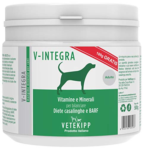 V-Integra Perro Adulto – Alimento Mineral para la Dieta casalinga del Perro Adulto – 500 g