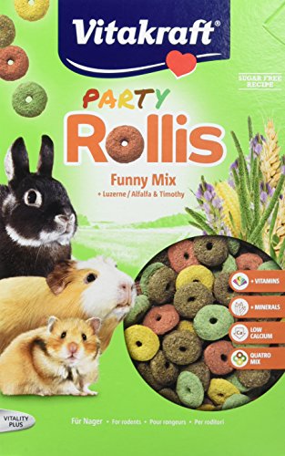 Vitakraft Rollis Part, Golosinas para Roedores, pack de 7