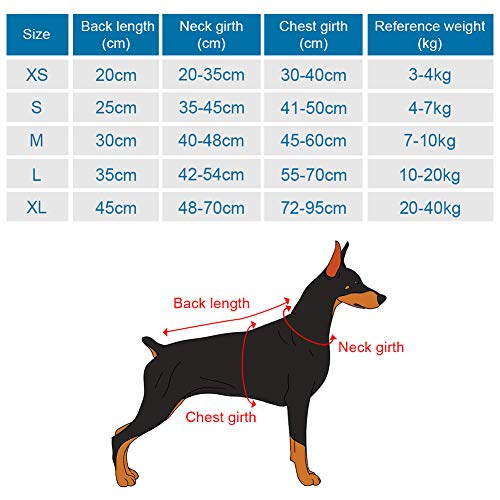 Warmiehomy Chaleco Salvavidas para Perro con Flotador Delantero, Perros Seguridad Natación Ropa con Quick Release Ajuste Fácil Cinturón Ajustable (Naranja)