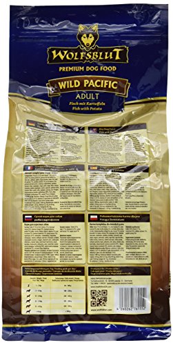 Wolfsblut Wild Pacific , Alimento Deshidratado para Perro, Sabor 6 Tipos de Pescado y Algas Marinas - 2 kg