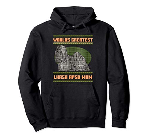 Worlds Greatest Lhasa Apso Mom Perros de compañía Cachorros Sudadera con Capucha