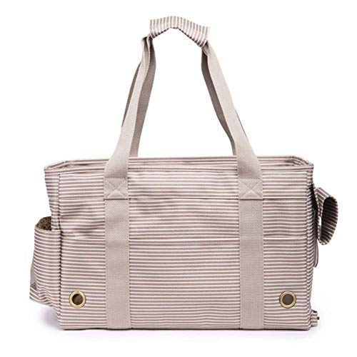 XiaoZou Bolsa de Viaje Bolsa de Viaje Mochila for Perro Gato/Perro Conejo Durable y cómoda Montaña al Aire Libre Senderismo Viaje de Compras Viaje Bolsa Plegable for Mascotas (Color : Beige)