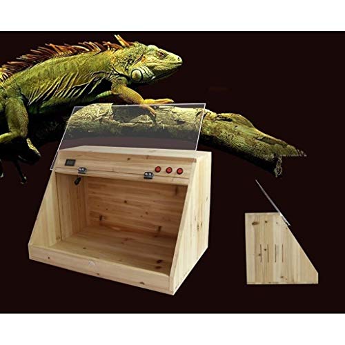 Xu-pet Reptil cuidar Mascotas Caja, Reptil Breeding Box-Tortuga Lagarto Anfibio Insectos Que se alimentaban del Tanque Critter Condo Reptiles Jaula casa del Animal doméstico (Size : 40 * 30 * 30CM)