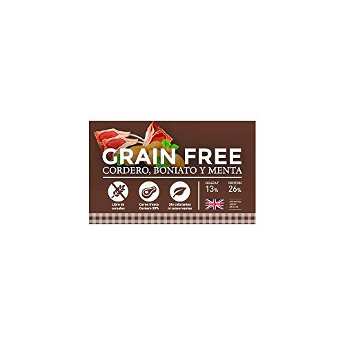 YERBERO Nature Grain Free de Cordero Comida para Perros SIN Cereales 12kg