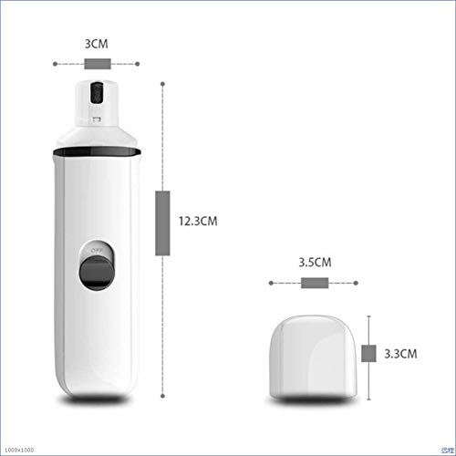 YHLZ Perro Clavo de la Amoladora, Las uñas del Animal doméstico podadoras Ultra silencioso de uñas del Animal doméstico eléctrico de uñas Conjunto Perro Seguro Grinder Clippers Cortador de archivado