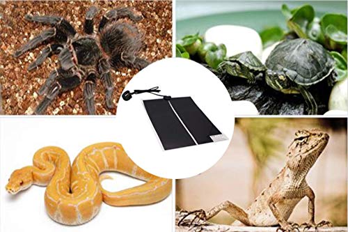 Yinong-eu Manta termica Calor para Reptiles, Anfibios y invertebrado en terrarios (14W)