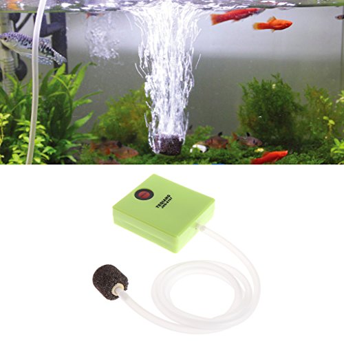 Youlin - Mini Bomba de Aire para Acuario, ultrasilenciosa, con aireadores de baño de Aire de Piedra, Bomba de oxígeno de Acuario