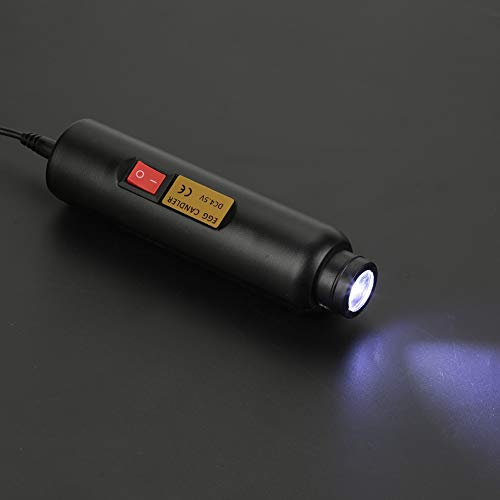 YOUTHINK Luz LED Egg Candler Tester Recargable Auto Mini Incubadora de iluminación para pollos Patos Aves Huevos Experimento Exclusivo