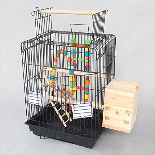 Z-W-dong Las jaulas de metal periquitos, Canarias Chinchilla Cría cajas de aves Observación jaula adecuada for tiendas de animales, Escuelas Jaulas para pájaros ( Color : B , Size : 52*41*67.5CM )