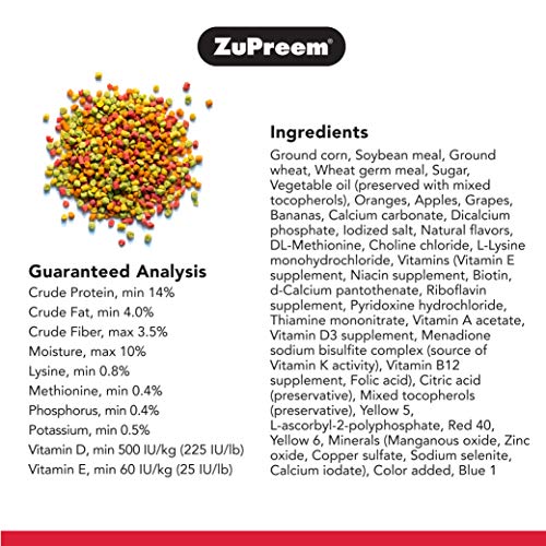 Zupreem Multifrutas S Periquitos 900 gr